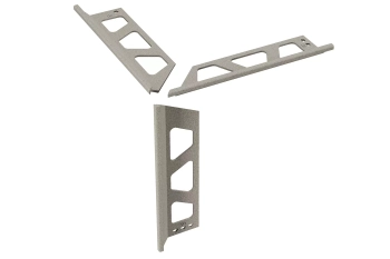 Schlüter STRES/F70MGS Zestaw narożny, aluminium barwnie powlekane FINEC-AC Grafitowoczarny matowy - 7 mm