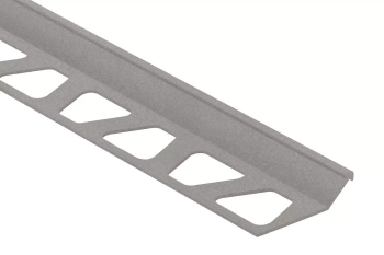Schlüter STRF45TSSG Profil zakończeniowy z powłoką strukturalną TRENDLINE FINEC-TS Aluminium z powłoką strukturalną szary kamienny - 2500 mm - 4.5 mm