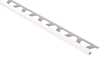Schlüter STRQ45BW Profil zakończeniowy z barwnie powlekanego aluminium QUADEC-AC Biel brylantowa - 2500 mm - 4.5 mm