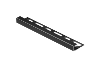 Schlüter STRQ45MGS Profil zakończeniowy z barwnie powlekanego aluminium QUADEC-AC Grafitowoczarny matowy - 2500 mm - 4.5 mm