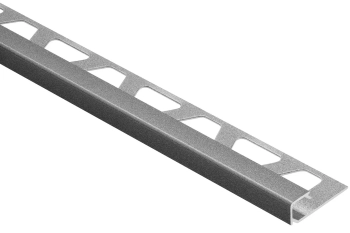 Schlüter STRQ125TSG/300 Profil zakończeniowy z powłoką strukturalną TRENDLINE QUADEC-TS Aluminium z powłoką strukturalną szare - 3000 mm - 12.5 mm