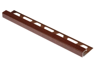 Schlüter STRQ60TSR/300 Profil zakończeniowy z powłoką strukturalną TRENDLINE QUADEC-TS Aluminium z powłoką strukturalną rdzawy - 3000 mm - 6 mm