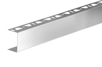 Schlüter STRKBZC50EB Profil w kształcie litery U ze stali nierdzewnej KERDI-BOARD-ZC Stal nierdzewna szczotkowana - 2500 mm - 50 mm - 50 mm - 0.6 mm