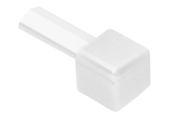 Schlüter STRED/Q60MBW Narożnik zewnętrzny 90st, imitacja metalu-odlew ciśnieniowy QUADEC-AC Biel brylantowa matowa - 6 mm