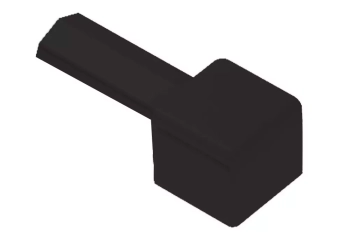 Schlüter STRE/PQ80GS Narożnik zewnętrzny 90st QUADEC-PQ Grafitowoczarny - 8 mm