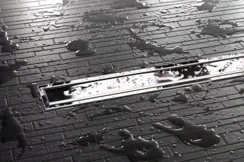 Schlüter STRKLA19EP110 Wzór SOLID KERDI-LINE-A Stal nierdzewna polerowana - 1100 mm - 75 mm - 19 mm