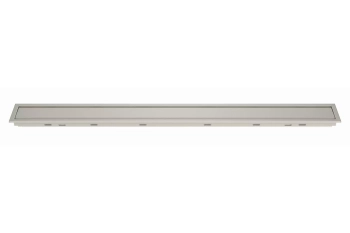 Schlüter STRKLA19TSBG90 Kombinacja kratki i ramki ze wzorem SOLID KERDI-LINE-A Aluminium z powłoką strukturalną beżowoszare - 900 mm - 75 mm - 19 mm - 0.8 mm