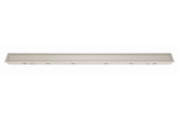 Schlüter STRKLA19TSC80 Kombinacja kratki i ramki ze wzorem SOLID KERDI-LINE-A Aluminium z powłoką strukturalną kremowe - 800 mm - 75 mm - 19 mm - 0.8 mm