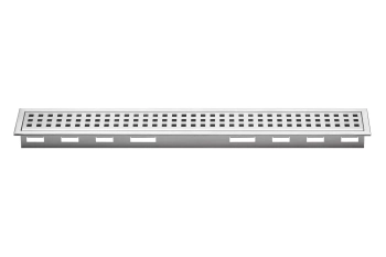 Schlüter STRKLB30EB60 Wzór SQUARE KERDI-LINE-B Stal nierdzewna szczotkowana - 600 mm - 75 mm - 30 mm - 0.8 mm