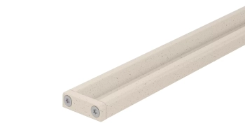 Schlüter STRKLVRD9TSI180 Wklęsły profil odwadniający z możliwością skracania KERDI-LINE-VARIO-COVE Aluminium z powłoką strukturalną kość słoniowa - 1800 mm - 26 mm - 8 mm