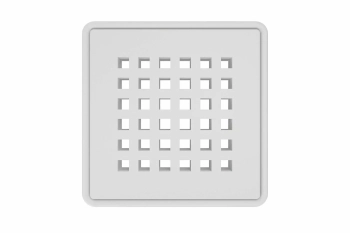 Schlüter STRKDR10MBWD3GV Zestaw kratki/ramki KERDI-DRAIN-RRE Biel brylantowa matowa - 100 mm - 100 mm
