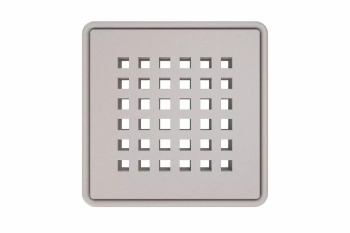 Schlüter STRKDR10TSBGD3GV Zestaw kratki/ramki KERDI-DRAIN-RRE Aluminium z powłoką strukturalną beżowoszare - 100 mm - 100 mm