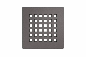 Schlüter STRKDGR10TSDAD3 Wymienna kratka odwadniająca  KERDI-DRAIN-RO Aluminium z powłoką strukturalną ciemny antracyt - 100 mm - 100 mm