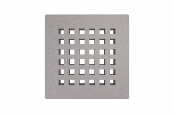 Schlüter STRKDGR10TSSGD3 Wymienna kratka odwadniająca  KERDI-DRAIN-RO Aluminium z powłoką strukturalną szary kamienny - 100 mm - 100 mm