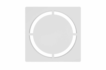 Schlüter STRKDGIF10MBWD7 Ramka konturowa i wymienna kratka odwadniająca KERDI-DRAIN-STYLE Biel brylantowa matowa - 100 mm - 100 mm
