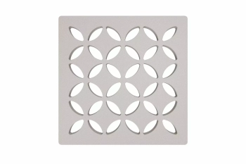 Schlüter STRKDGIF10TSBGD5 Ramka konturowa i wymienna kratka odwadniająca KERDI-DRAIN-STYLE Aluminium z powłoką strukturalną beżowoszare - 100 mm - 100 mm
