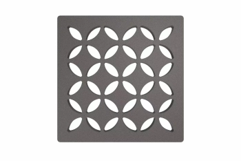 Schlüter STRKDGIF10TSDAD5 Ramka konturowa i wymienna kratka odwadniająca KERDI-DRAIN-STYLE Aluminium z powłoką strukturalną ciemny antracyt - 100 mm - 100 mm