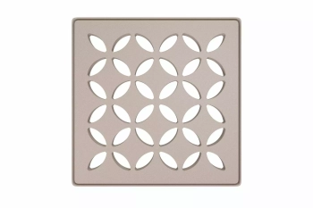 Schlüter STRKDIF10TSCD5 Ramka konturowa i wymienna kratka odwadniająca KERDI-DRAIN-STYLE Aluminium z powłoką strukturalną kremowe - 100 mm - 100 mm
