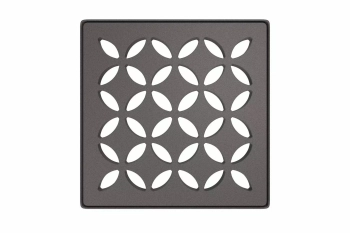 Schlüter STRKDIF10TSDAD5GV Ramka konturowa i wymienna kratka odwadniająca KERDI-DRAIN-STYLE Aluminium z powłoką strukturalną ciemny antracyt - 100 mm - 100 mm