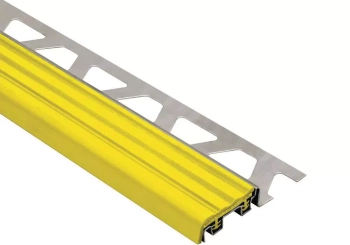 Schlüter STRCG10SE/150 Profile schodowe z wymienną powierzchnią antypoślizgową TREP-S/-B Cytrusowożółty - 1500 mm - 26 mm - 10 mm - 0.6 mm