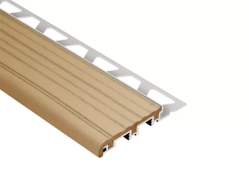 Schlüter STRHB25B Profile schodowe z wymienną powierzchnią antypoślizgową TREP-S/-B Jasnobeżowy - 2500 mm - 52 mm - 25 mm