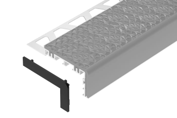 Schlüter STRE/TV60GS Zaślepka TREP-E Grafitowoczarny - 60 mm - 10 mm