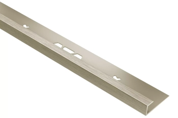 Schlüter STRVPS30ATGB Profil zakończeniowy do zamykania krawędzi okładzin elastycznych VINPRO-S Aluminium anodowane szczotkowany tytan - 2500 mm - 3 mm