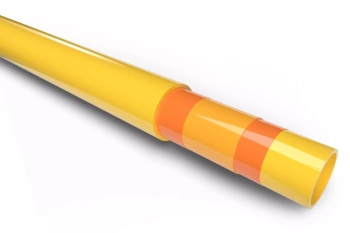 Schlüter STRBTHR16RT120 Rura grzewcza (średnica 10 – 16 mm) BEKOTEC-THERM-HR Cytrusowożółty - 120000 mm