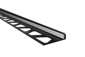 Schlüter STRSPSB100MGS/200 Dwuczęściowy klin spadkowy do pryszniców bezbrodzikowych SHOWERPROFILE-S Grafitowoczarny matowy - 2000 mm - 10 mm