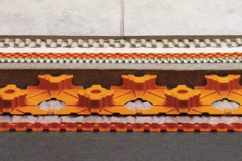 Schlüter STREN23FD Płyta z wypukłościami do jastrychu do użytku na zewnątrz BEKOTEC-DRAIN - 1280 mm - 975 mm - 23 mm