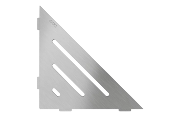 Schlüter STRSES1D10EB Wzór WAVE SHELF-E-S1 Stal nierdzewna szczotkowana - 210 mm - 210 mm - 4 mm
