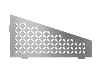 Schlüter STRSES3D5EB Wzór FLORAL SHELF-E-S3 Stal nierdzewna szczotkowana - 150 mm - 295 mm - 4 mm