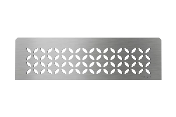Schlüter STRSNS1D5EB Wzór FLORAL SHELF-N-S1 Stal nierdzewna szczotkowana - 300 mm - 87 mm - 4 mm