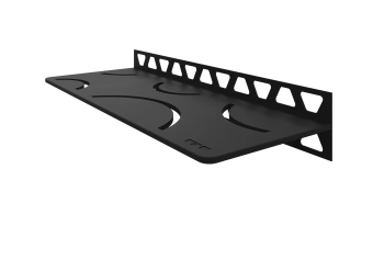 Schlüter STRSWS1D6MGS Wzór CURVE SHELF-W-S1 Grafitowoczarny matowy - 300 mm - 115 mm - 4 mm