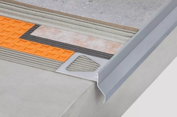 Schlüter STRRKK10SB Profil zakończeniowy w kształcie litery T BARA-RKK Czarnobrązowy - 2500 mm - 10 mm