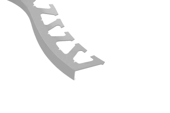 Schlüter STRR/RW120PG Proﬁl zakończeniowy w kształcie kątownika BARA-RW Szary pastelowy - 2500 mm - 120 mm - 1.45 mm