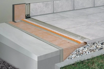 Schlüter STRRT30/35PG Profil zakończeniowy w kształcie litery T BARA-RT Szary pastelowy - 2500 mm - 30 mm - 1.45 mm
