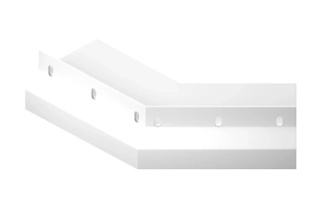 Schlüter STRE135/RKL40BW Narożniki zewnętrzne i wewnętrzne 90st/135st i łączniki BARA-RKL Biel brylantowa - 40 mm