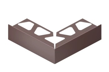 Schlüter STRE90/RT12/16SB Narożnik zewnętrzny 90st BARA-RT Czarnobrązowy - 12 mm - 1.45 mm