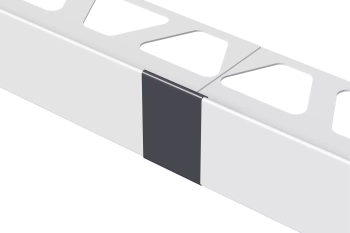 Schlüter STRV/RT20/50AG Narożniki wewnętrzne i zewnętrzne 90st, zaślepki i łączniki BARA-RT Antracytowoszary - 20 mm - 0.57 mm