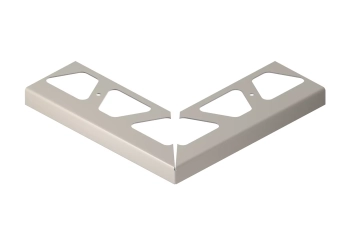 Schlüter STRE90/RW25PG Narożnik zewnętrzny 90st, aluminium barwnie powlekane BARA-RW Szary pastelowy - 25 mm - 1.45 mm