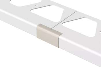 Schlüter STRV/RW75PG Łącznik, aluminium barwnie powlekane BARA-RW Szary pastelowy - 75 mm - 0.57 mm