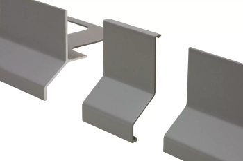Schlüter STRV/RK65GM Łącznik BARA-RK Szary metaliczny - 65 mm