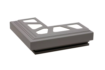 Schlüter STRE90/RTK30GM Narożnik zewnętrzny 90st BARA-RTK Szary metaliczny - 30 mm