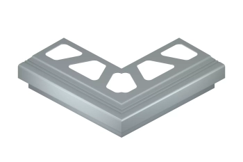 Schlüter STRE90/RAK50GM Narożnik zewnętrzny 90st BARA-RAK Szary metaliczny - 50 mm