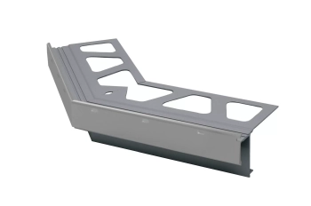 Schlüter STRE135/RAKE10GM Narożnik zewnętrzny 135st BARA-RAKE Szary metaliczny - 10 mm