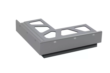 Schlüter STRE90/RAKE15GM Narożnik zewnętrzny 90st BARA-RAKE Szary metaliczny - 15 mm