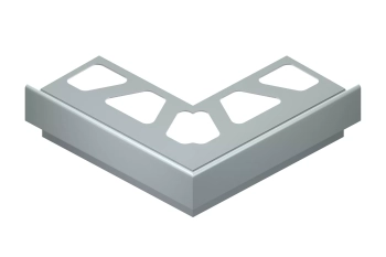 Schlüter STRE90/RAKEG4GM Narożnik zewnętrzny 90st BARA-RAKEG Szary metaliczny - 4 mm