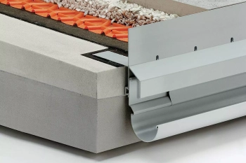 Schlüter STRRKLT40SB Profil zakończeniowy do krawędzi balkonowych w kształcie kątownika BARA-RKLT Czarnobrązowy - 2500 mm - 40 mm