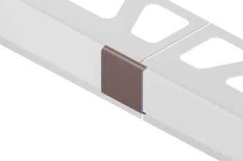 Schlüter STRV/RTKE10SB Balkonowy profil brzegowy z okapnikiem BARA-RAKEG Czarnobrązowy - 10 mm